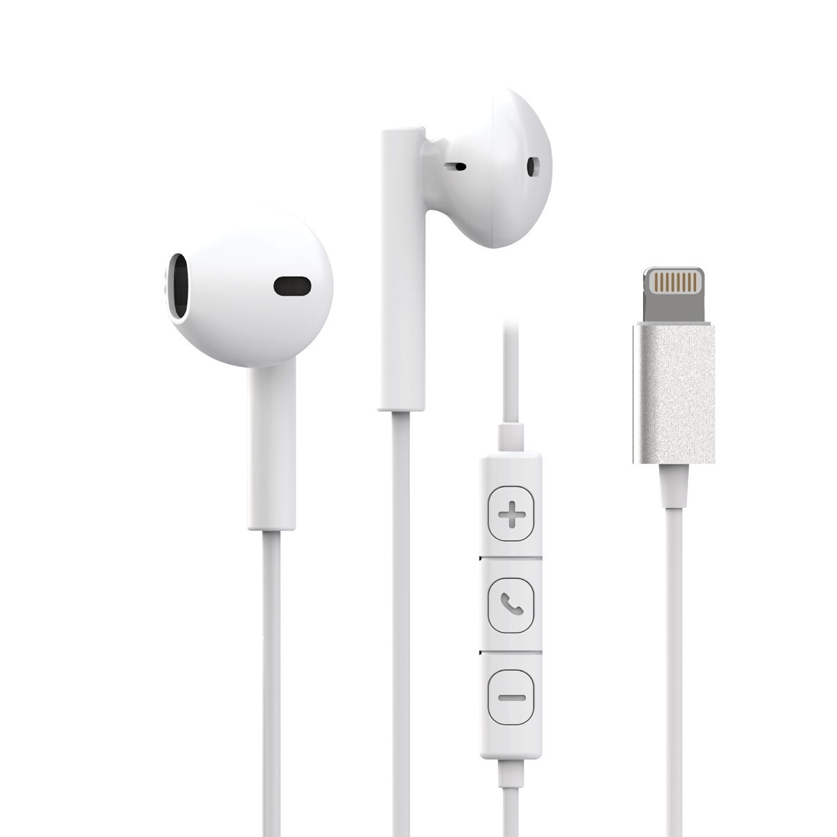 Écouteurs Intra-Auriculaires pour iPhone 12, écouteurs stéréo HiFi pour  iPhone 7, filaires avec Micro et contrôle du Volume com[18]