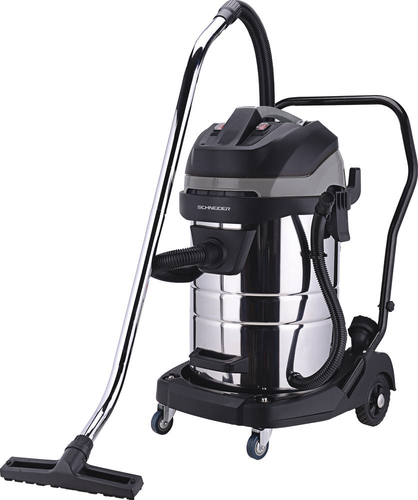 Wet and dry vacuum cleaner NTS80, 3.000 W tipping chassis, 80 l, wipeket