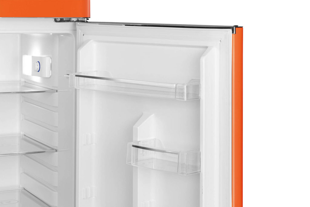 REFRIGERATEUR CONGELATEUR SCHNEIDER SCDD208VFLO 211L ORANGE FLORIDE