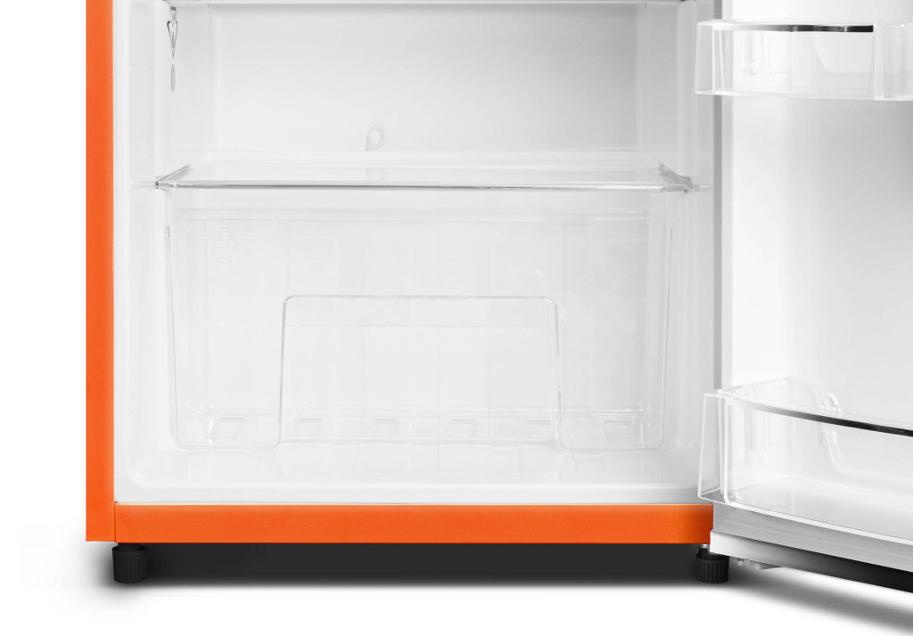 REFRIGERATEUR CONGELATEUR SCHNEIDER SCDD208VFLO 211L ORANGE FLORIDE