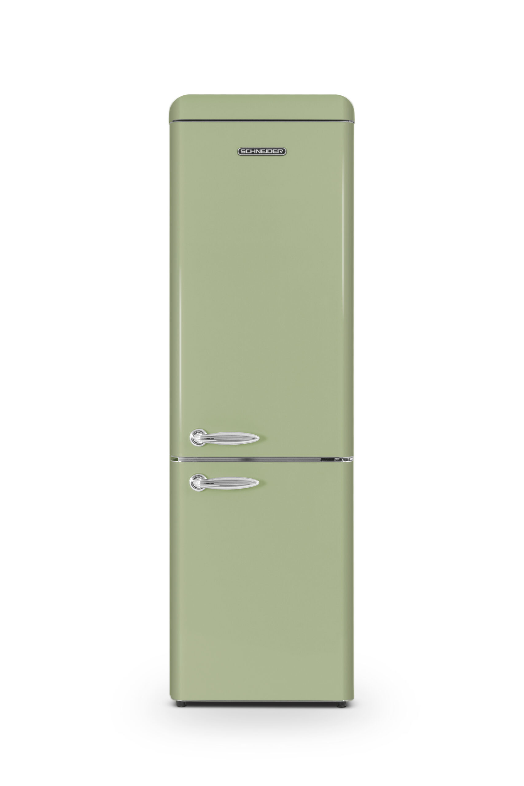 SCHNEIDER SCCB250VB, Réfrigérateur combiné vintage, 249L (180+69