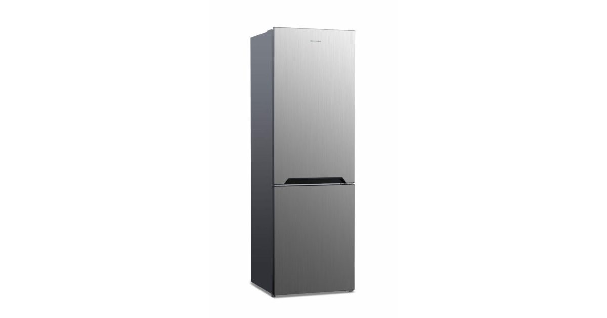 Exquisit Combiné réfrigérateur-congélateur KGC320-90-040E inoxlook | Volume  315 L | Réfrigérateur-congélateur combiné | Réfrigérateur-congélateur